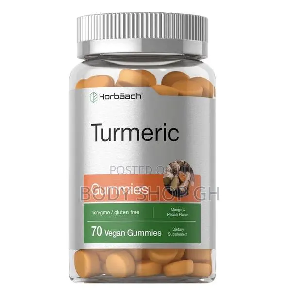 Turmeric Curcumin With Ginger Gummies - Count | Mango Peach Flavor · Photo 1