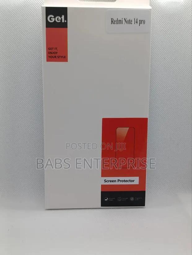 Xiaomi Redmi Note 14 Pro 3d Curved Full Glue Glass Screen Protector · Photo 1