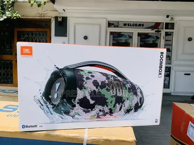 (( JBL Boombox 3 Llarge, Powerful Portable Bluetooth Speaker))) · Photo 1