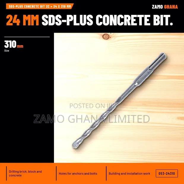 SDS-Plus Concrete Bit 2C > 24 X 310 Mm - 053-24310 · Photo 1
