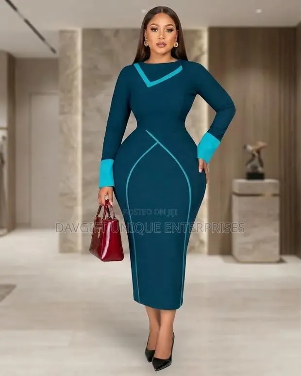 Elegant Deep and Mint Green Design Office Wear · Photo 1