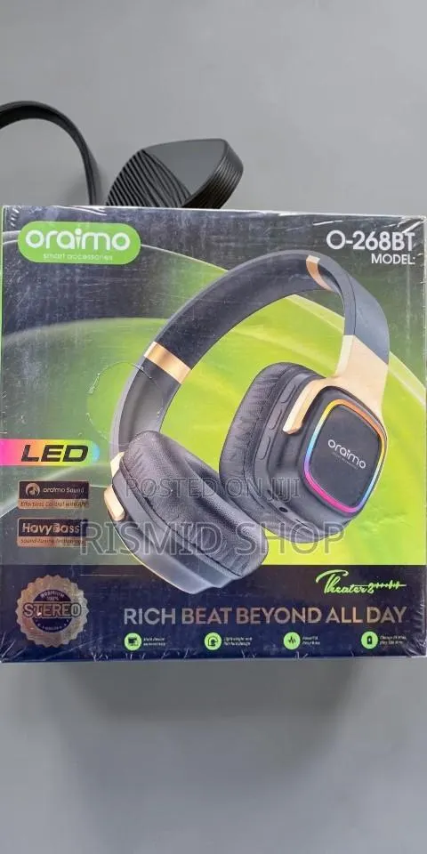 Oraimo 0-268bt Led Light-Up Bluetooth Headset · Photo 1