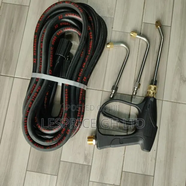 Long Lasting 10mm Washer Hose With Gun and Nozzle · Photo 1