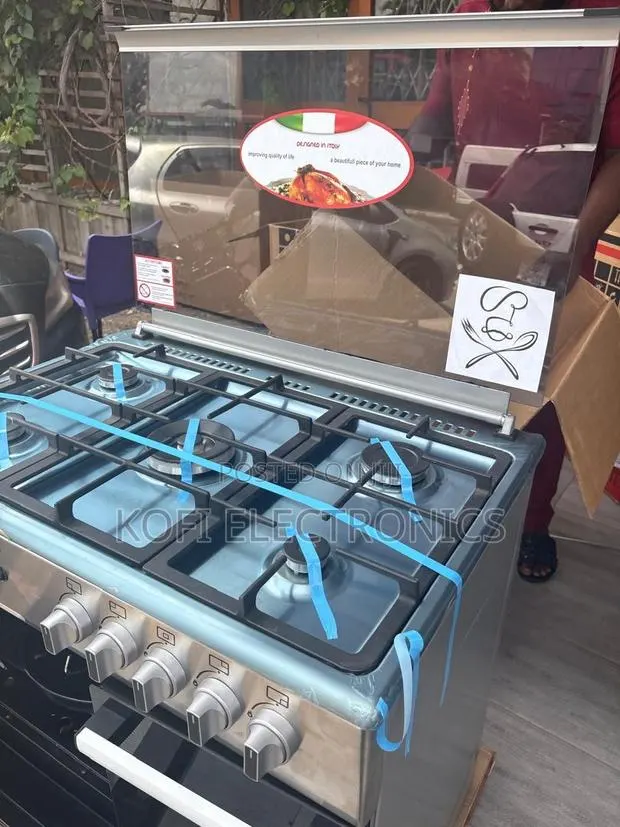 Mediatech 60x90 Freestanding Gas Cooker Family Kitchen Essential · Photo 1