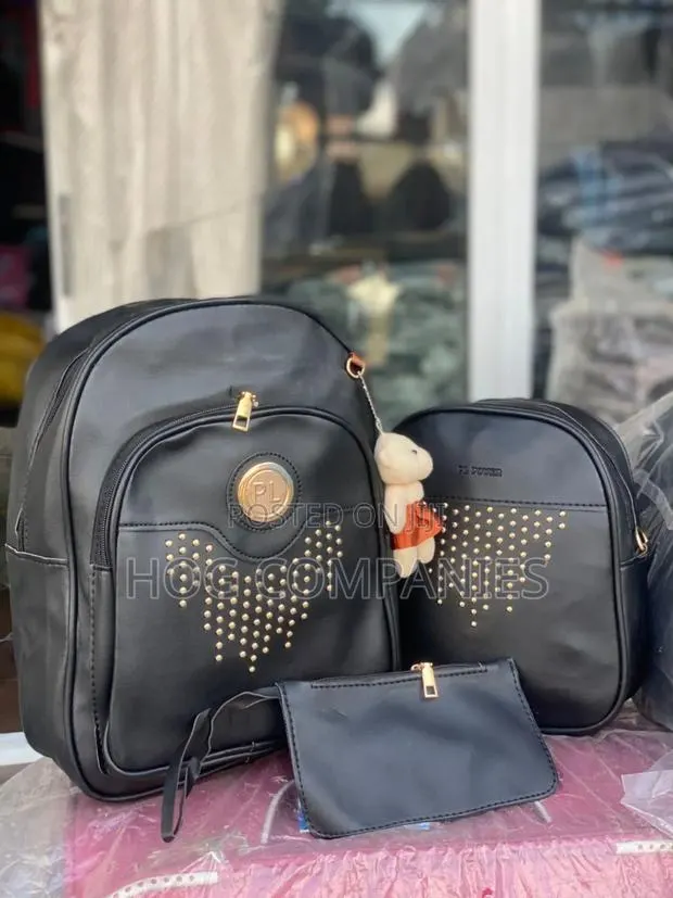 3 in 1 Ladies Jungle Bag With Teddy Bear School Backpack · Photo 1