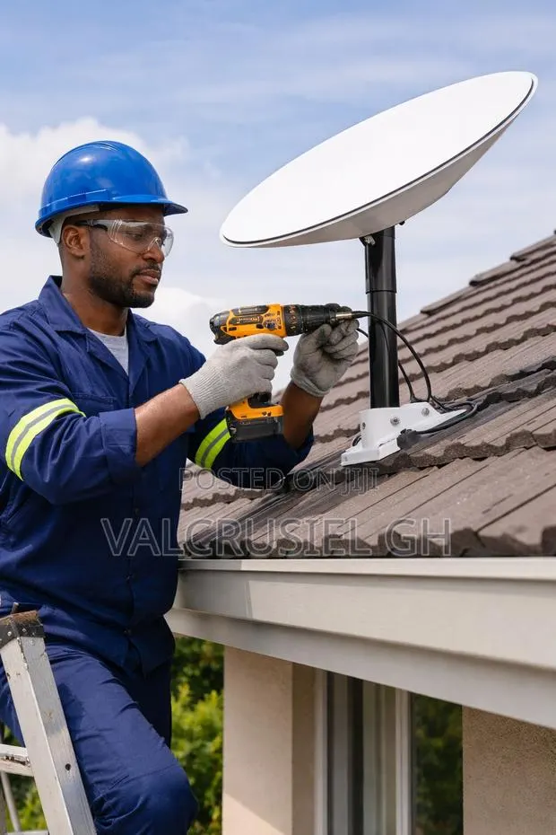 Installation Of Starlink Internet · Photo 1