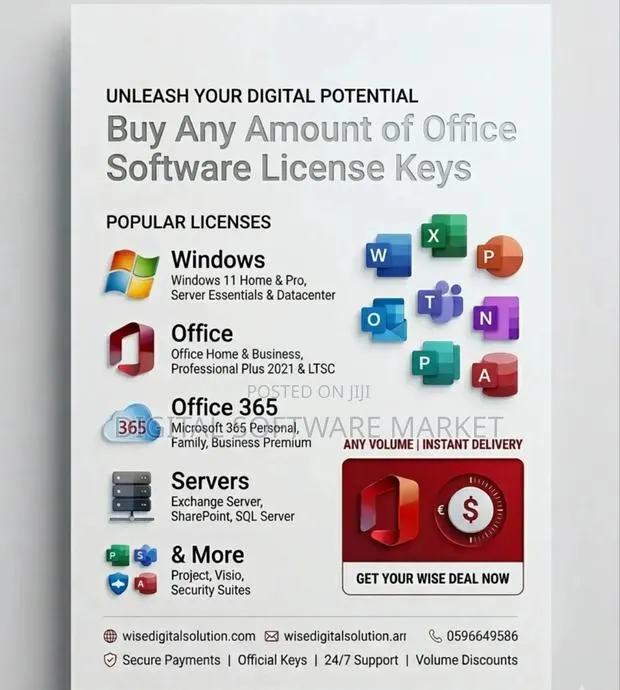 Buy Any Amount of Microsoft Products License Keys at a Low Cost · Photo 1