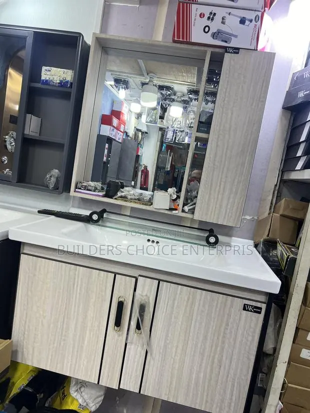Cabinet Basin With Mirror 1 _80cm · Photo 1