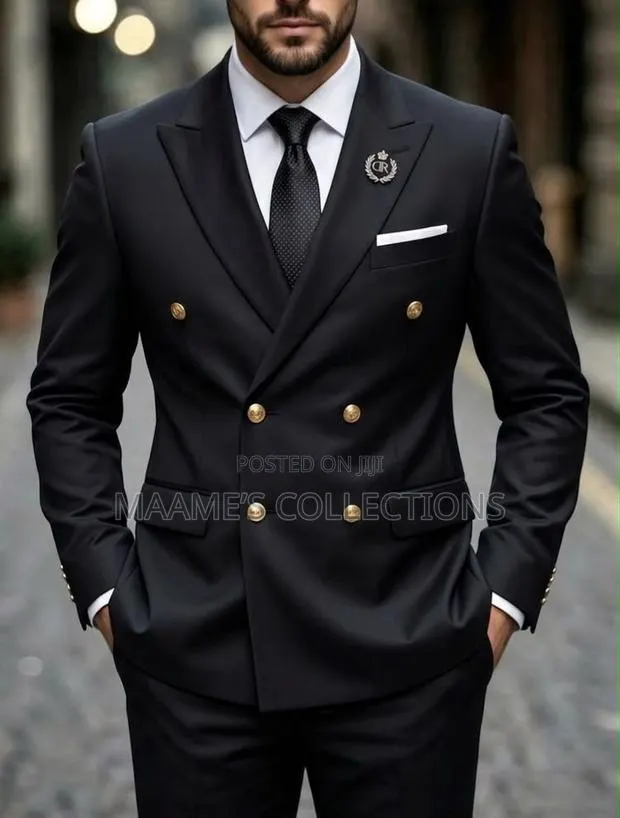 Men’S Double-Breasted Suit ( 2- Piece Set ) · Photo 1