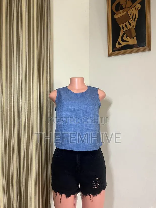 Blue Denim Primark Cop Top Thrift · Photo 1