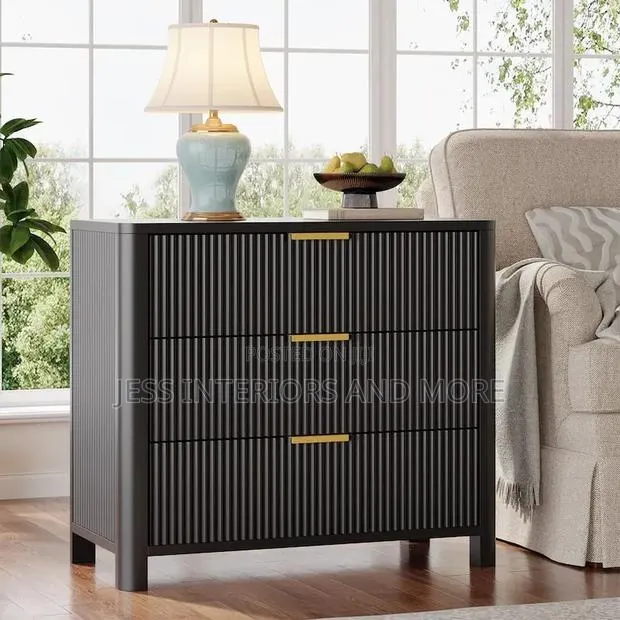 Large Bedside Table (Black) · Photo 1