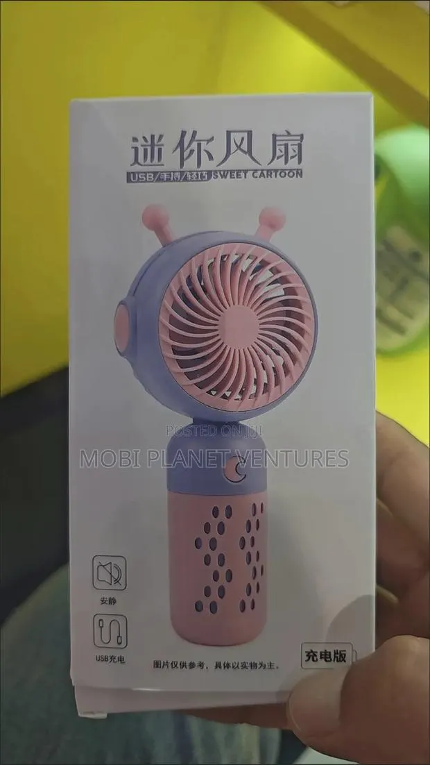 Mini Hand Held Rechargeable Fan · Photo 2