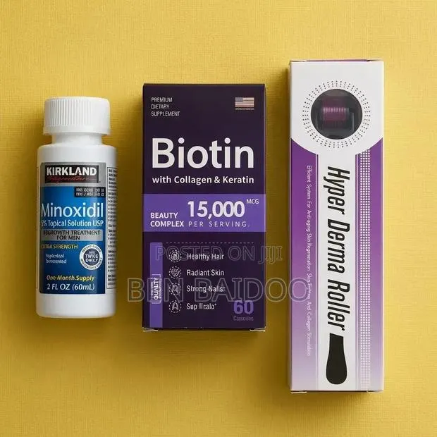 Kirkland Minoxidil,Derma Roller Biotin (Fight Hair Loss) · Photo 1