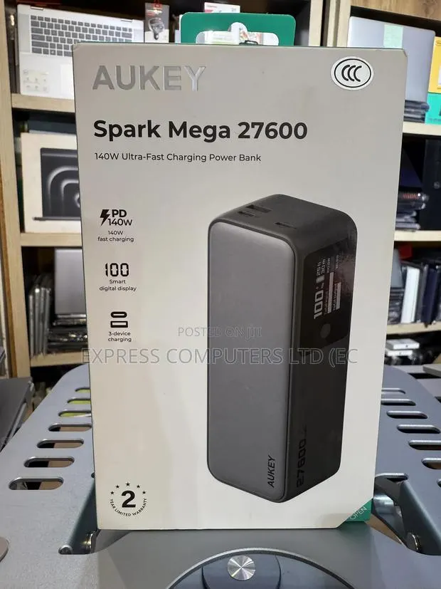 Aukey Spark Mega 140w 27600mah Ultra-fast Charging Laptop Power Bank · Photo 1