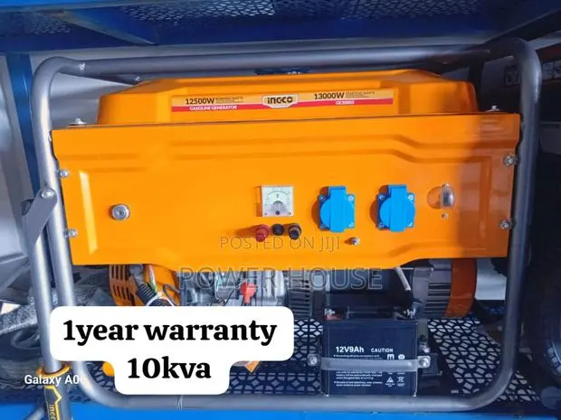 Aircool Solara Ingco Generator 10kva 13000watts 10kva · Photo 1