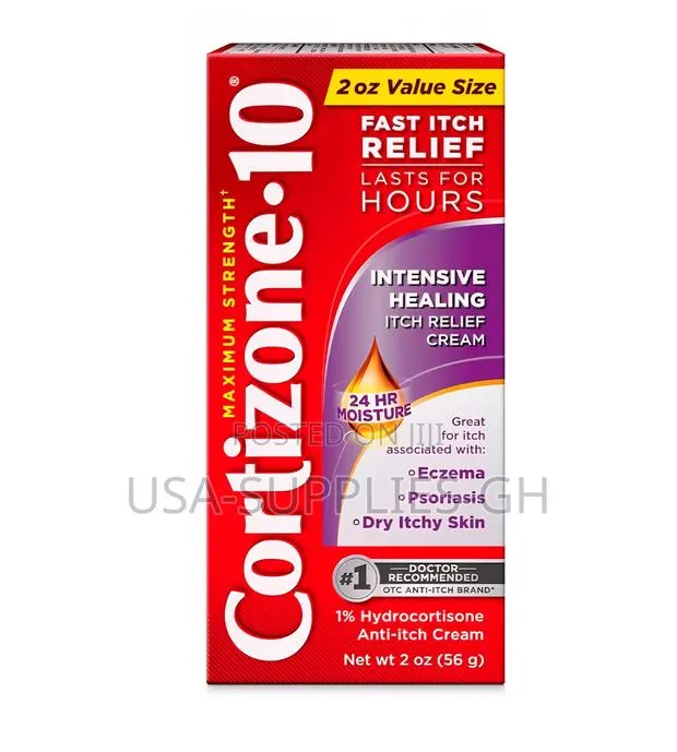 Cortizone-10 Maximum Strength Intensive Healing Itch Relief Cream 2oz · Photo 1