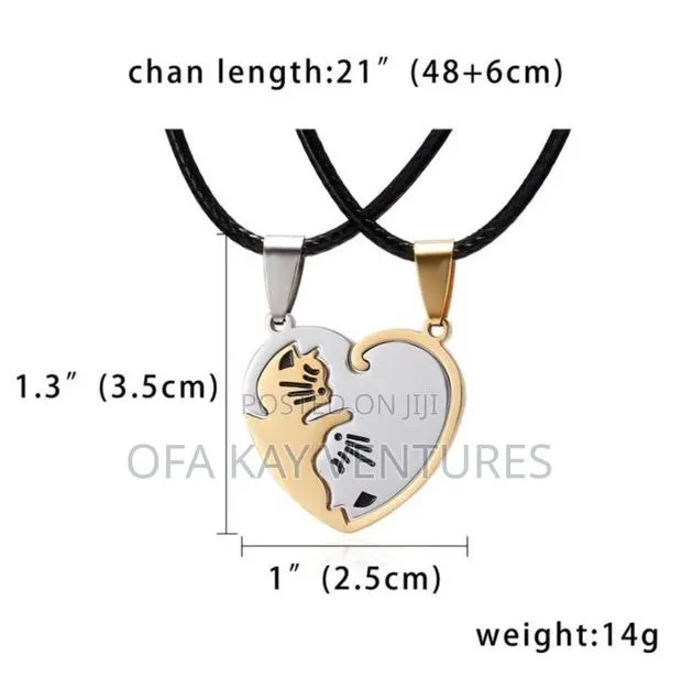 Cat Couple Love Necklace · Photo 4