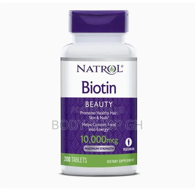 Natrol Biotin(10,000 McG) - For Healthy Hair, Skin and Nails · Photo 1