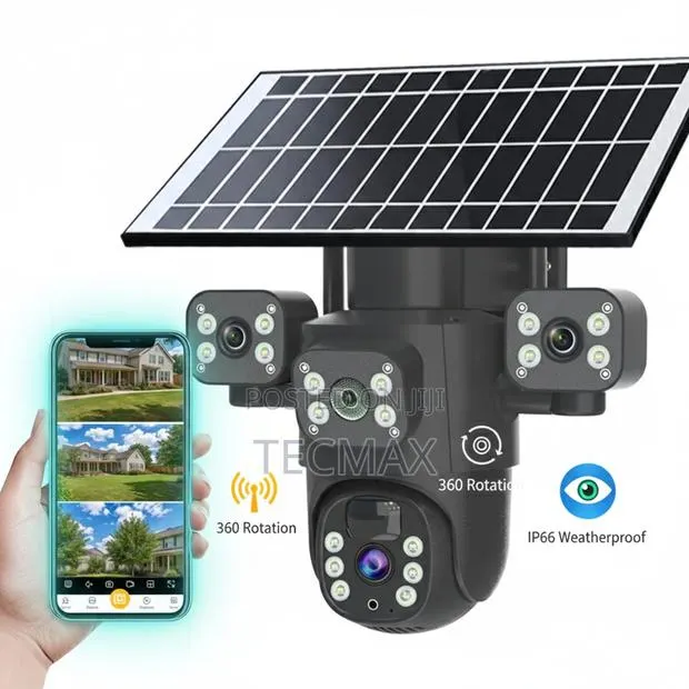 Triple Lens Solar Wifi Camera · Photo 1