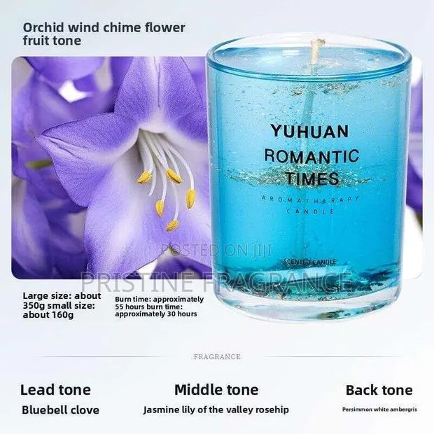 Orchid Wind Chime Gel Aromatherapy Candle · Photo 1
