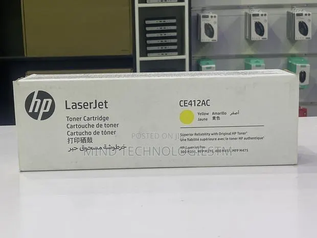 Original Hp 305a Yellow Laserjet Toner Cartridge · Photo 1