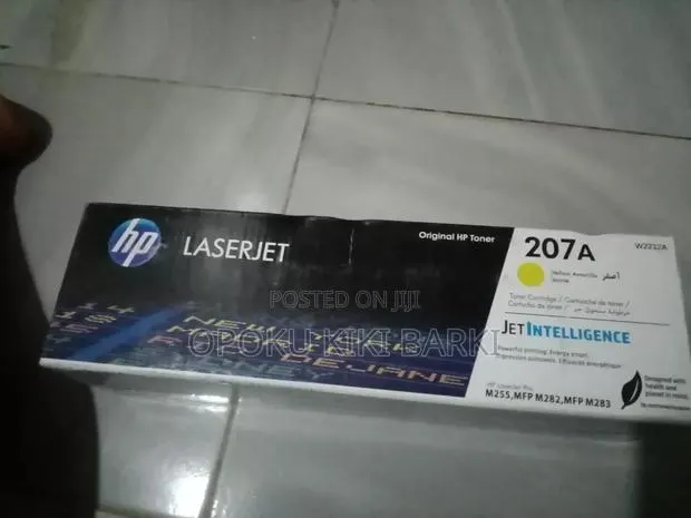Original HP W2212A, 207A LaserJet Pro Toner Cartridge (Yellow Color) · Photo 1