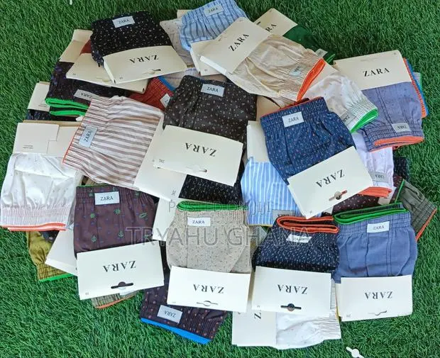 Shop Men’S Cotton Zara Boxer Shorts At Tryahu Online Shop · Photo 1