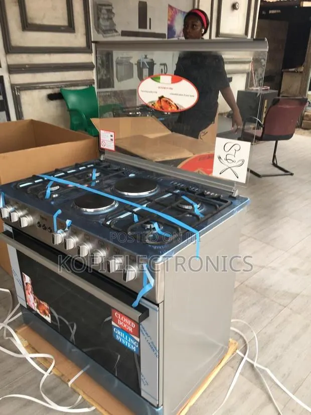 Mediatech 60x90 Gas Cooker With Oven Spacious Cooking Power for Home · Photo 1