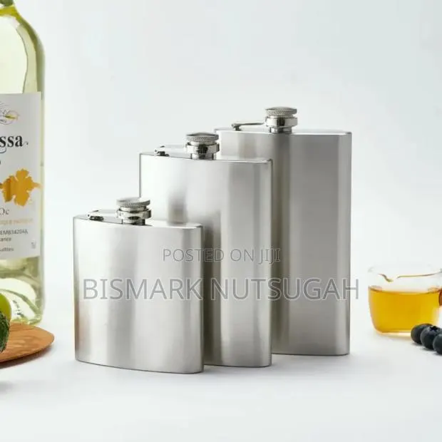 Stainless Steel Alcohol Pocket Hip Flask · Photo 1