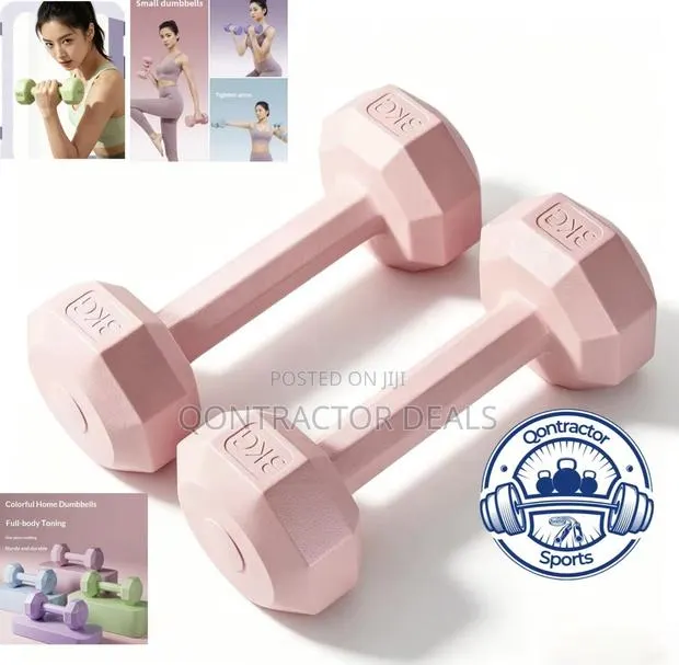 3kg Set 2pcs Women Full Body Workout Dumbbell · Photo 1