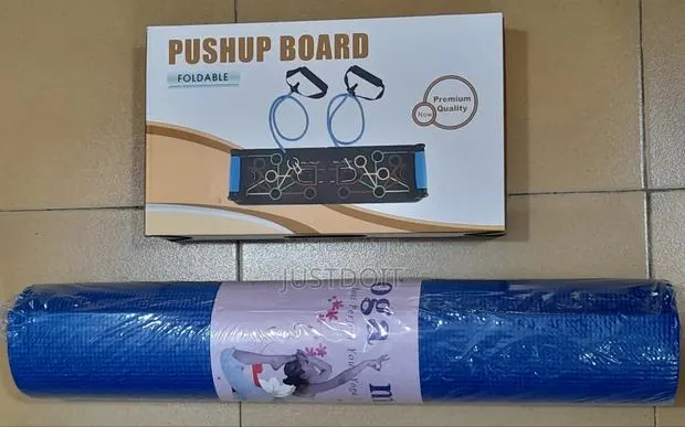 Foldable Premium Push Up Board + Gym Mat · Photo 1