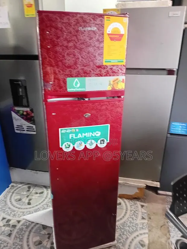 Flamino Double-Door Refrigerator – Energy Efficient Reliable · Photo 1