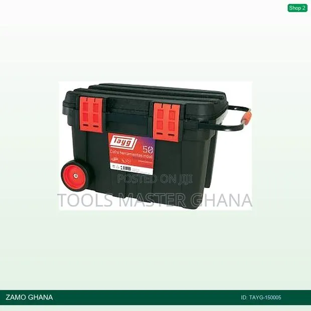 Tayg Plastic Tools Box N.50 Mobile Tools Chest Trolley 6 - Tayg-150005 · Photo 1