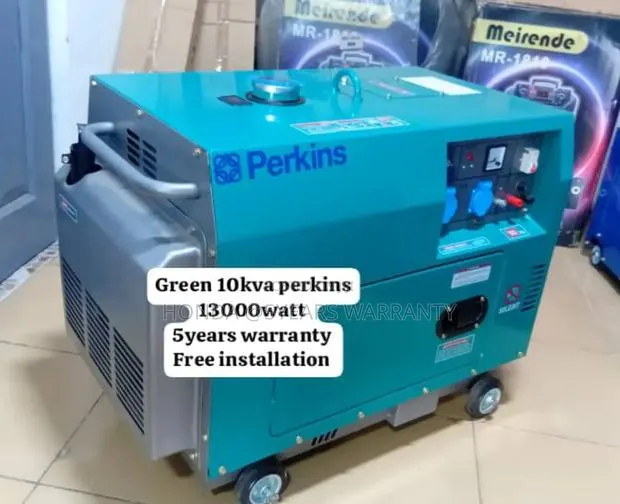 Energy Glimmer Perkins Generator 10kva 13000watt Diesel 10kv · Photo 1