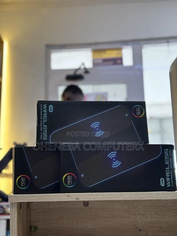 Wireless Charging RGB Gaming Mouse Pad 15w, Led Mouse Mat · Photo 1