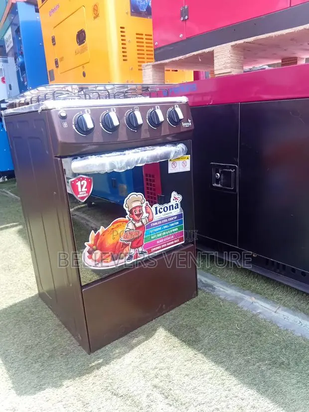 Icona 4 Burners Gas Cooker – Modern Style Meets Cooking Power · Photo 1