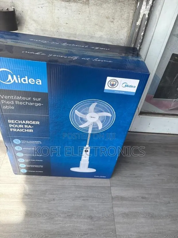 Energy-Saving Midea Rechargeable Fan With Powerful Performance · Photo 1