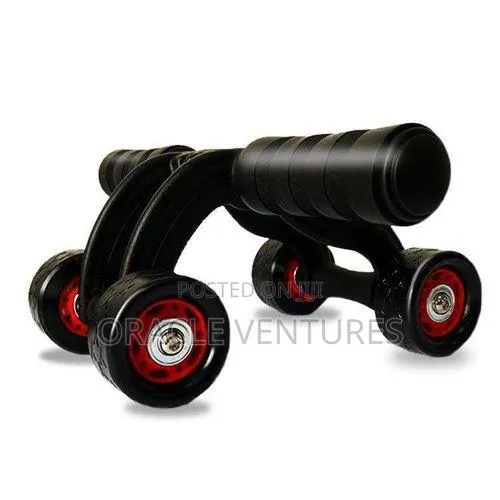 4-Wheel Ab Roller Core Strength Training Exercise Wheel · Photo 1