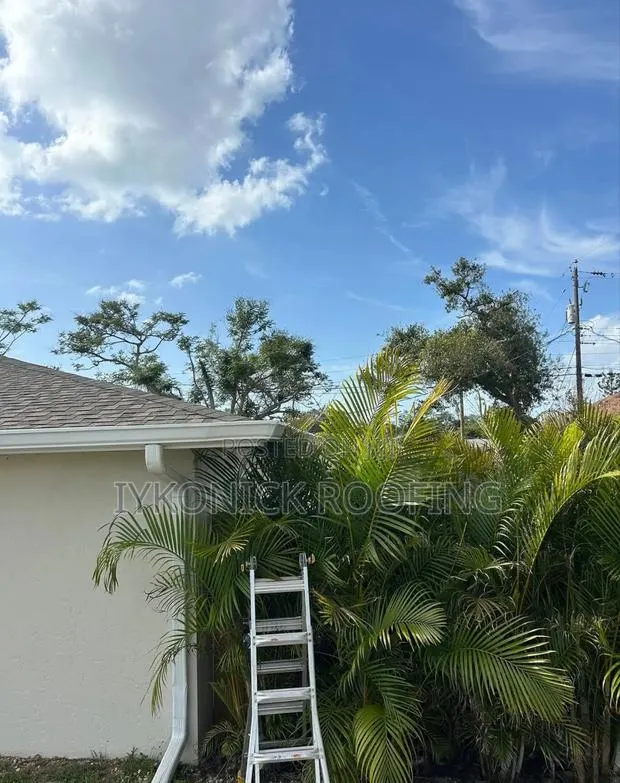 PVC Rain Gutters Installation · Photo 1
