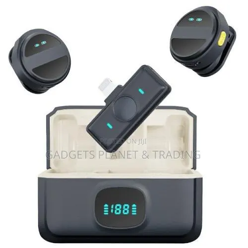2 in 1 Mini Wireless Lapel Microphone for Type C and iPhone - Sx21 · Photo 1
