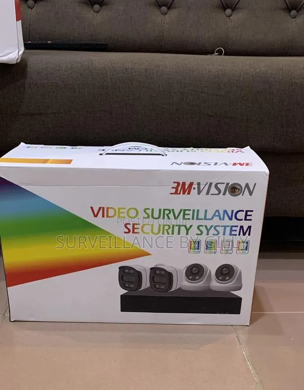 4 Kit CCTV Camera Video Surveillance Security System · Photo 1