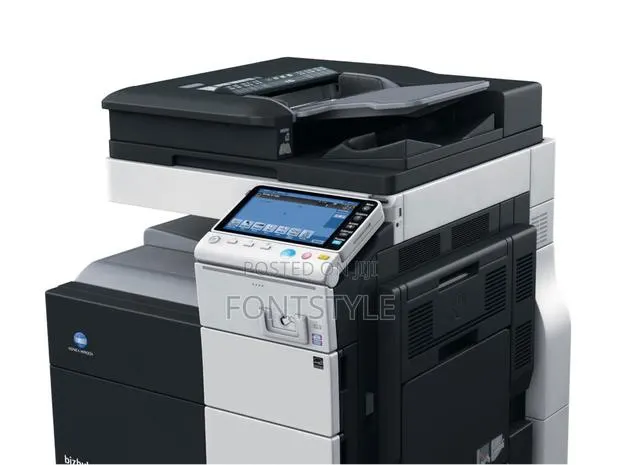 Konica Minolta C754e Colored Printer · Photo 1