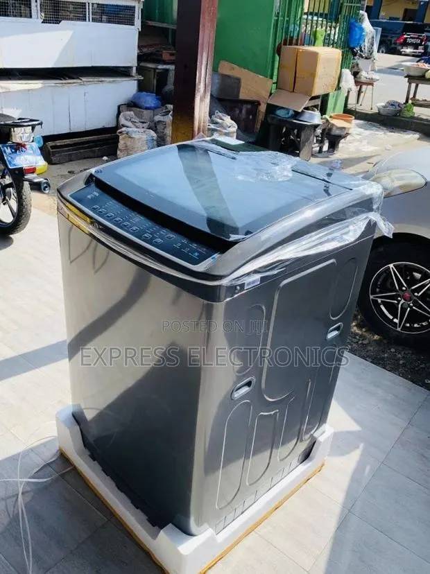 TCL 18kg F318tlg Top Load Washing Machine Gray · Photo 1