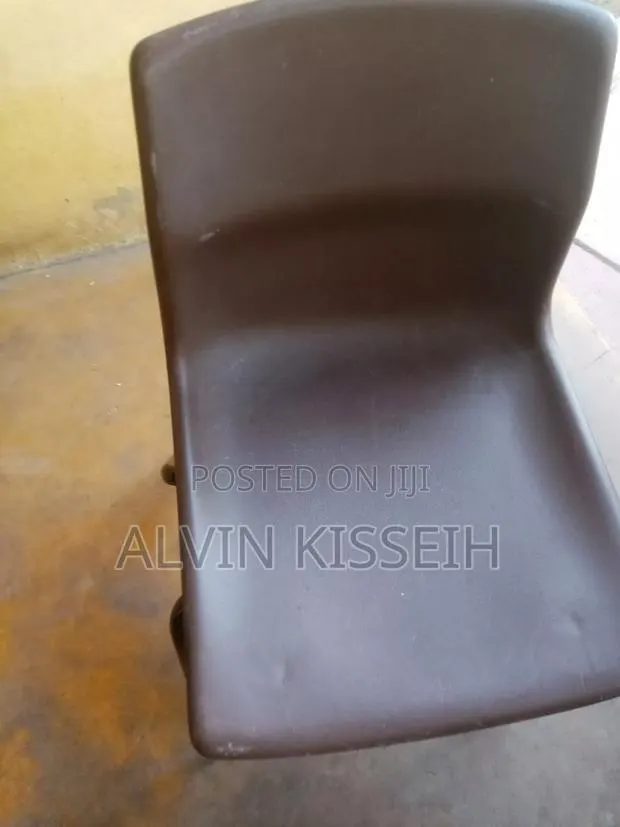 Almost New Foreign Homeused Plastic Chair With Metal Legs · Photo 1