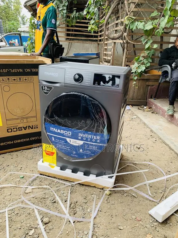 Brand New Nasco 10KG Front Load Washing Machine (NASFL-JS10KG-S) · Photo 1
