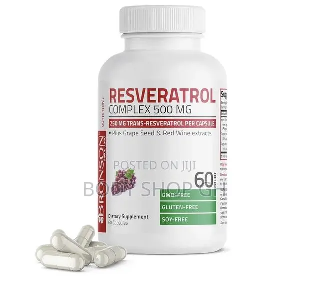 Bronson Resveratrol -Trans-Resveratrol + Grape Seed Extract · Photo 1