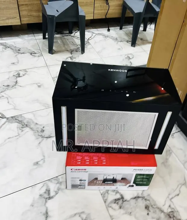 Buy Fantastic Kenwood Cooker Hood for Island(Glass)Black · Photo 1
