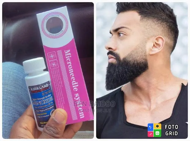 Original Derma Roller (0.5mm) Kirkland Beard Growth Oil · Photo 1