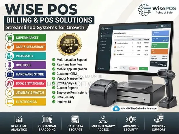 Point of Sale Software (Online/Offline) Versions (Monthly or Yearly) · Photo 1