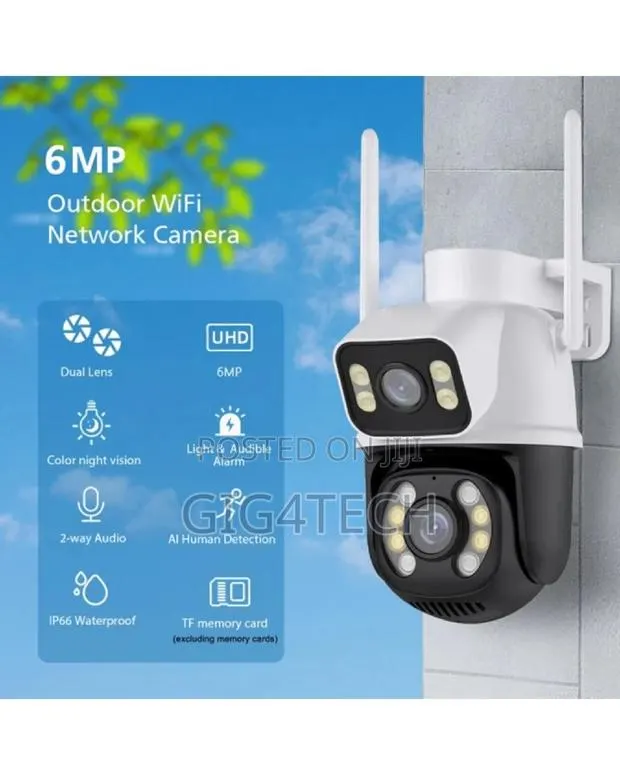 2 in 1 Dual Lens PTZ Camera 6mp Wireless Camera · Photo 1